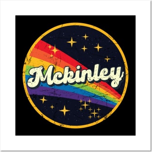 Mckinley // Rainbow In Space Vintage Grunge-Style Posters and Art